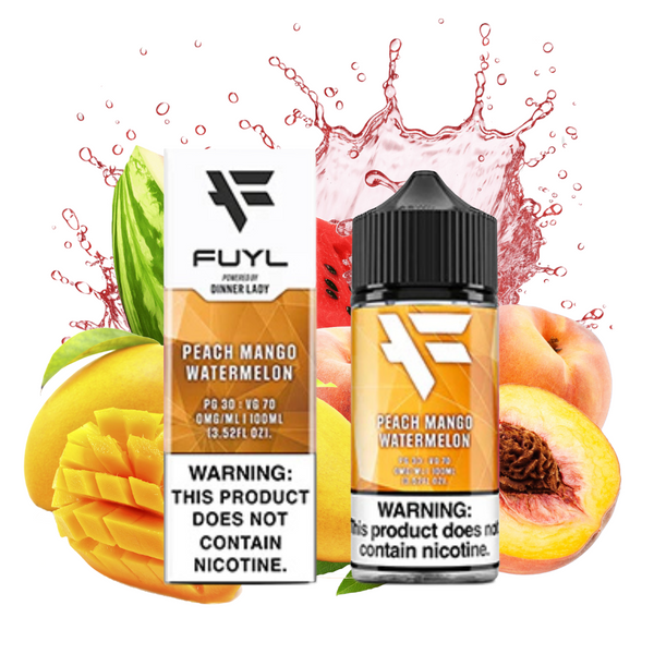 peach mango watermelon vape juice FUYL