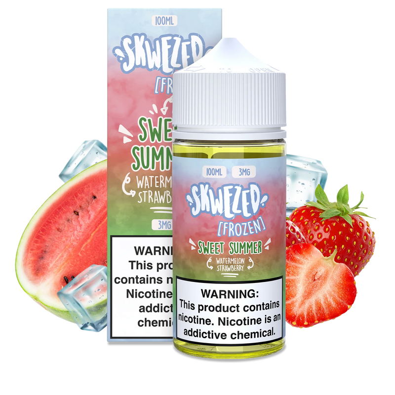 SKWEZED WATERMELON STRAWBERRY ICE - SWEET SUMMER