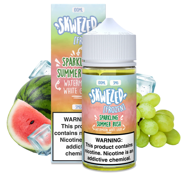 SKWEZED WATERMELON WHITE GRAPE ICE - SPARKLING SUMMER RUSH