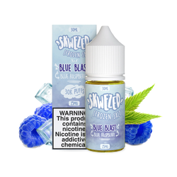 SKWEZED SALT BLUE RASPBERRY ICE - BLUE BLAST FROZEN