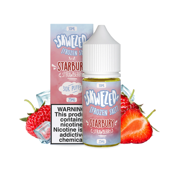 SKWEZED SALT STRAWBERRY ICE - STARBURY
