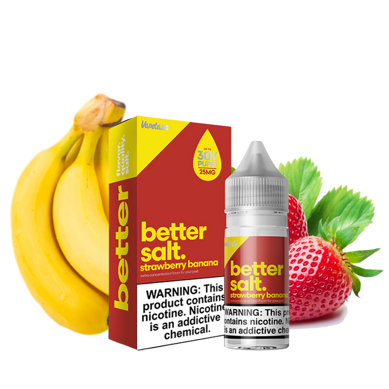 BETTER SALT - Strawberry Banana (VAPETASIA)