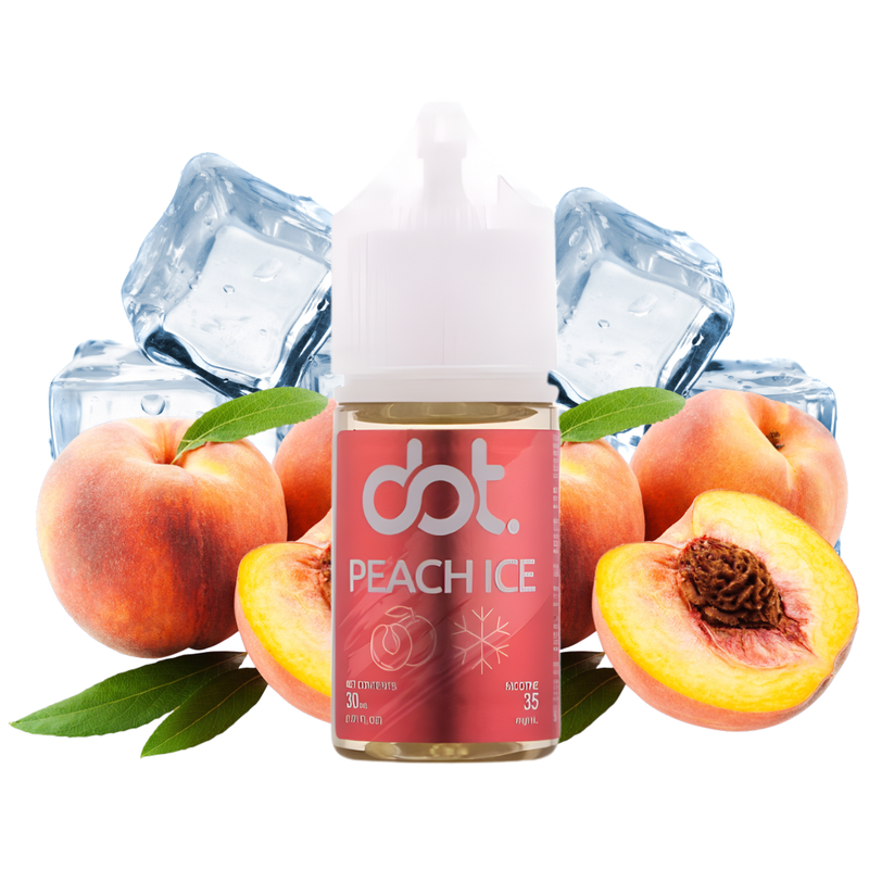 DOT JUICE SALT - PEACH ICE