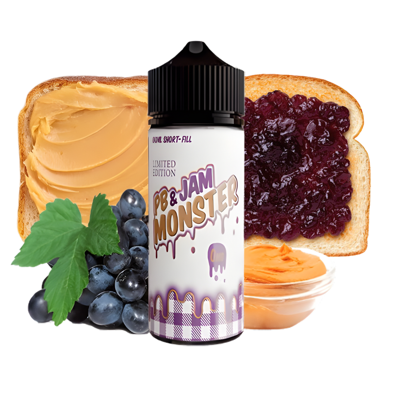 JAM MONSTER PB & Grape 🍇🥜 - Líquido de Mantequilla de Maní y Mermelada ...