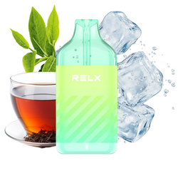 RELX CRYSTAL + 15K  - OOLONG ICE TEA - TÉ VERDE GOURMET (DESECHABLE)