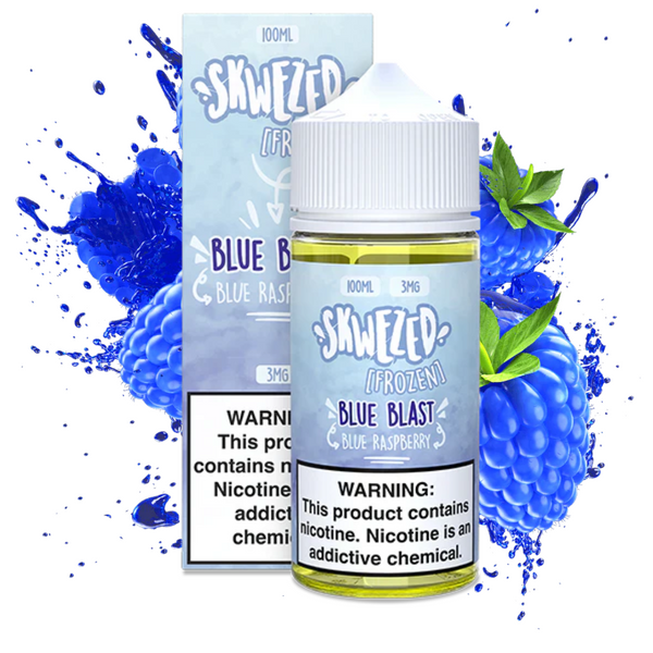 SKWEZED BLUE RASPBERRY ICE - BLUE BLAST FROZEN
