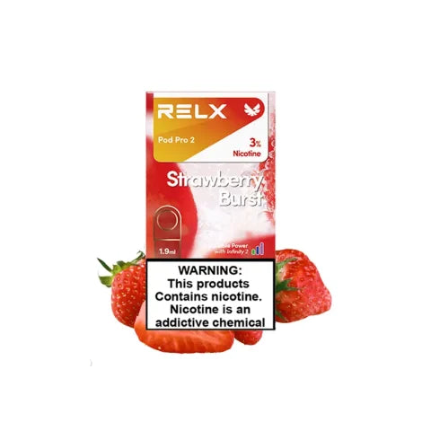 RELX POD PRO 2  - STRAWBERRY BURST (Cartucho)