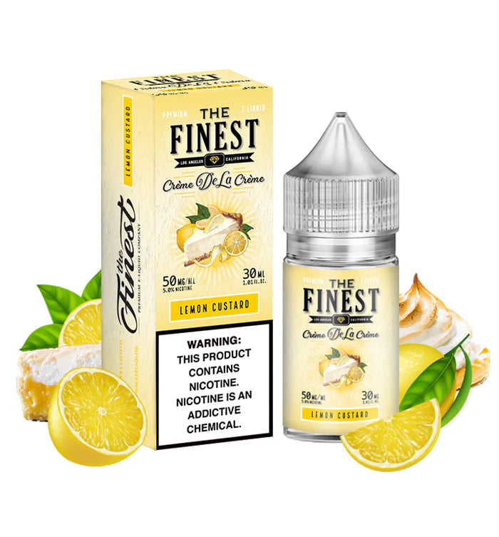THE FINEST SALT - LEMON CUSTARD 30ML