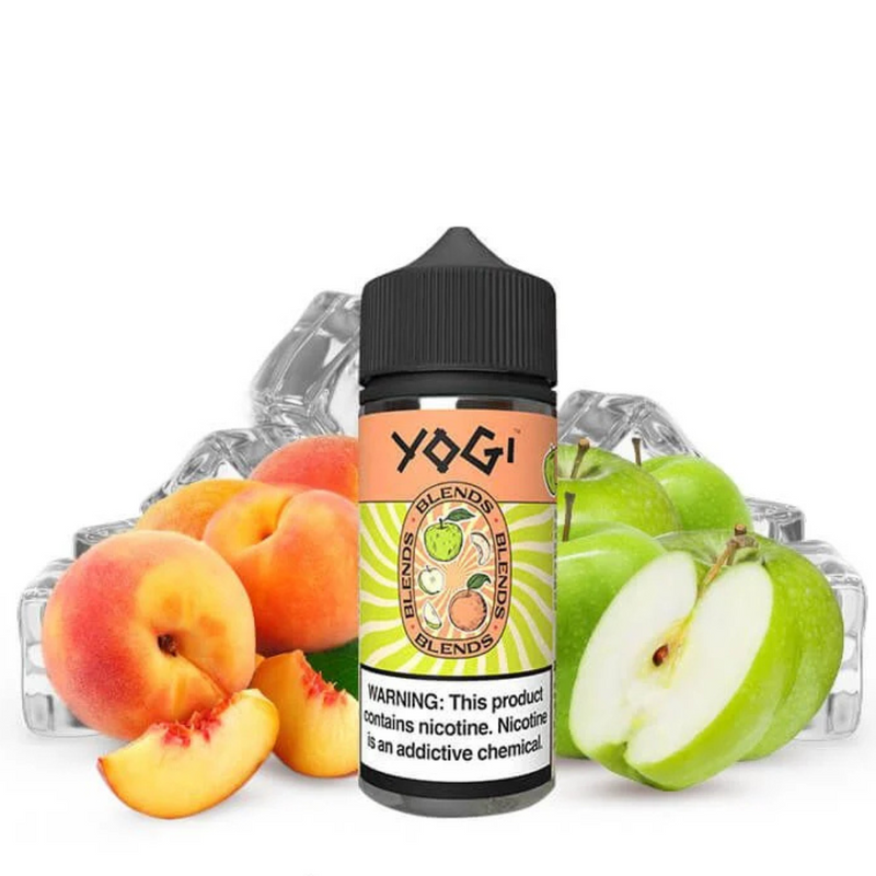 YOGI BLENDS - APPLE PEACH ICE 100ML